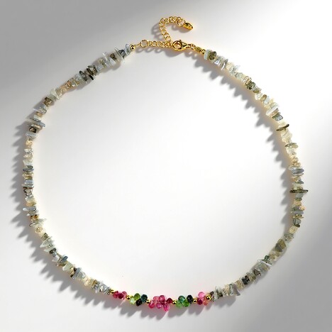 Collana in argento con Pietra di Luna Argentata