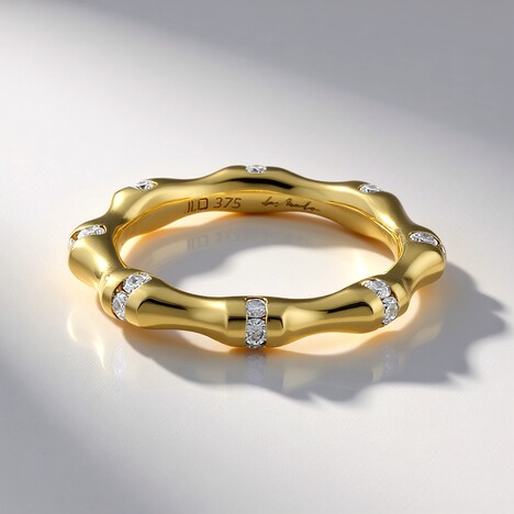 Anello in oro con Diamante I2 (H) (de Melo Gold)