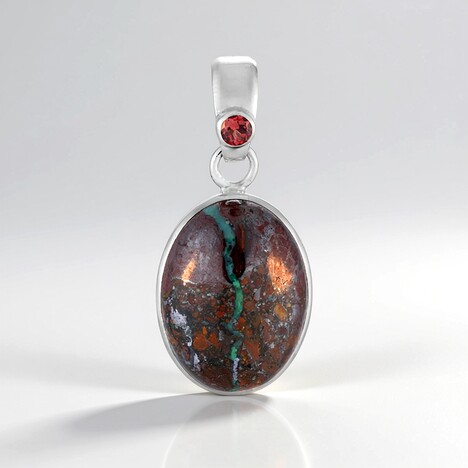 Ciondolo in argento con Zarinite