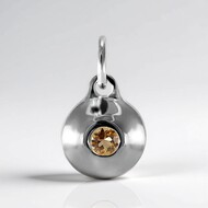 Ciondolo in argento con Topazio Imperiale Ouro Preto
