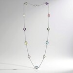 Collier en argent et Quartz citron