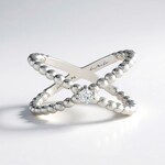 Anello in argento con Diamante I2 (H) (de Melo Essence)