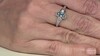 Anillo en plata con Aguamarina Santa María