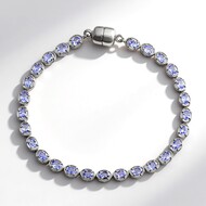 Tansanit-Silberarmband