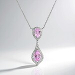 Collana in argento con Kunzite