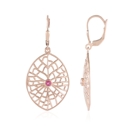 Orecchini in argento con Tormalina Rosa Nigeriana (SAELOCANA)