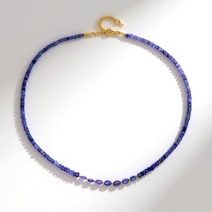 Collana in argento con Tanzanite