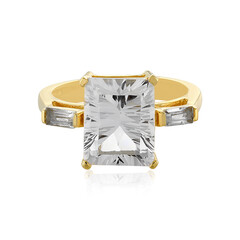 Bague en argent et Quartz blanc