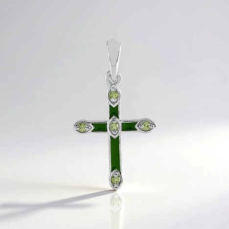 Ciondolo in argento con Peridoto