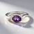 Anello in argento con Quarzo Azur