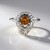 Anello in oro con Tormalina Arancione Brasiliana (Ornaments by de Melo)