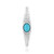 Pendentif en argent et Turquoise (MONOSONO COLLECTION)