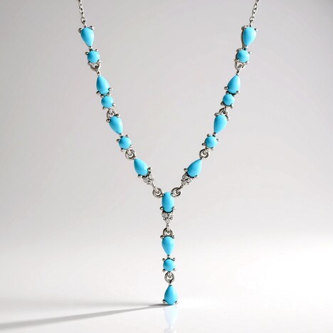 Collana in argento con Turchese Sleeping Beauty (Faszination Türkis)