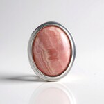 Ciondolo in argento con Rodocrosite (MONOSONO COLLECTION)