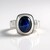 Anello in argento con Zaffiro Stellato Blu (de Melo Essence)