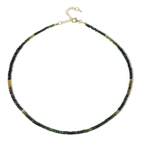 Collar en plata con Turmalina cromada