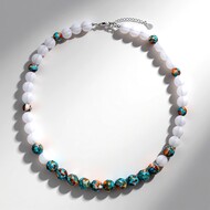 Collana in argento con Gemma