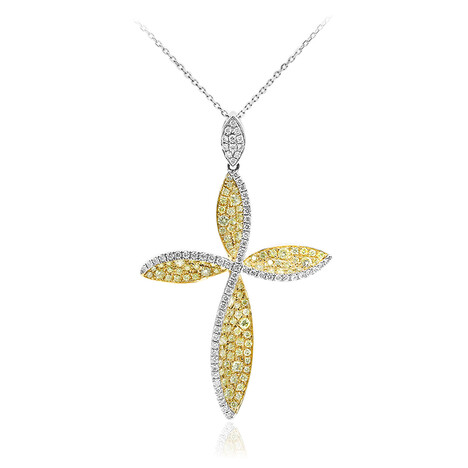 Collier en or et Diamant SI2 jaune (CIRARI)