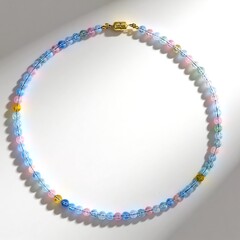 Collana in argento con Acquamarina Brasiliana (Adela Silber)