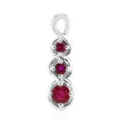Burmese Ruby Silver Pendant (Pallanova)