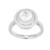 Bague en argent et Topaze blanche (Adela Silber)