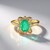 Anello in oro con Smeraldo Russo