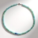 Collana in argento con Acquamarina Brasiliana