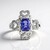 Anello in argento con Tanzanite