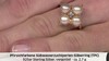 Zilveren ring met Perzik zoetwater kweekparels (TPC)