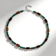 Collar en plata con Malaquita