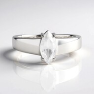 Anello in argento con Zircone