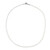 Collier en argent et Topaze blanche