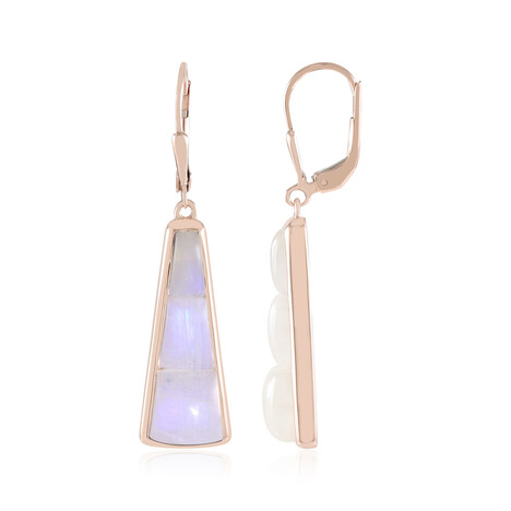 Orecchini in argento con Pietra di Luna Blu (KM by Juwelo)