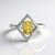 Anello in argento con Berillo Giallo