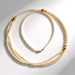 Collana in argento con Perla d'Acqua Dolce Bianca