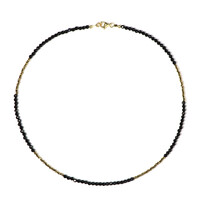 Collier en argent et Spinelle noir