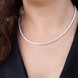 Collier en argent et Quartz Rayon de Lune