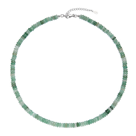 Collana in argento con Avventurina Verde