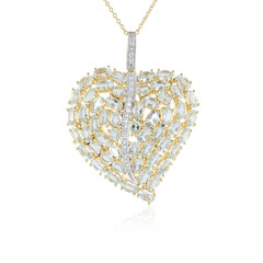 Collana in argento con Topazio Blu Cielo