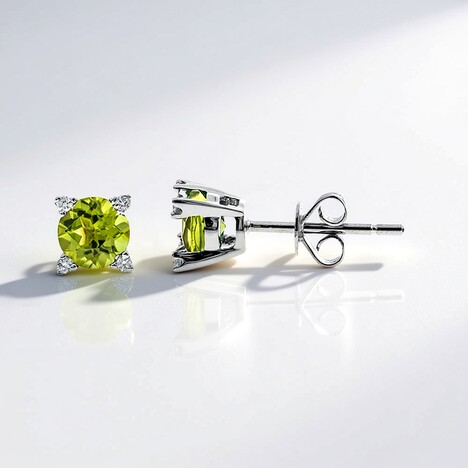 Orecchini in oro con Peridoto Dashihe