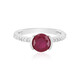 Anello in argento con Rubino del Madagascar