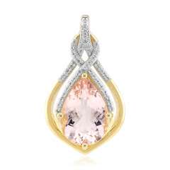 Ciondolo in oro con MORGANITE MARROPINO