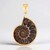 Pendentif en argent et Ammonite (Bali Barong)
