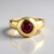 Anello in argento con Granato Malawi