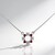 Collier en argent et Rubis