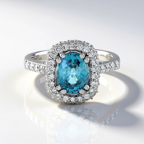 Bague en or et Zircon de Ratanakiri (SUHANA)