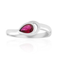 Anello in argento con Rubellite