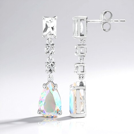 Orecchini in argento con Quarzo Moonlight