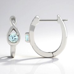 Orecchini in argento con Ambligonite