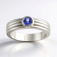 Anillo en plata con Tanzanita (Pallanova)